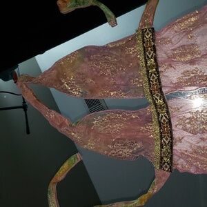 UNYX VINTAGE Gorgeous halter open back top